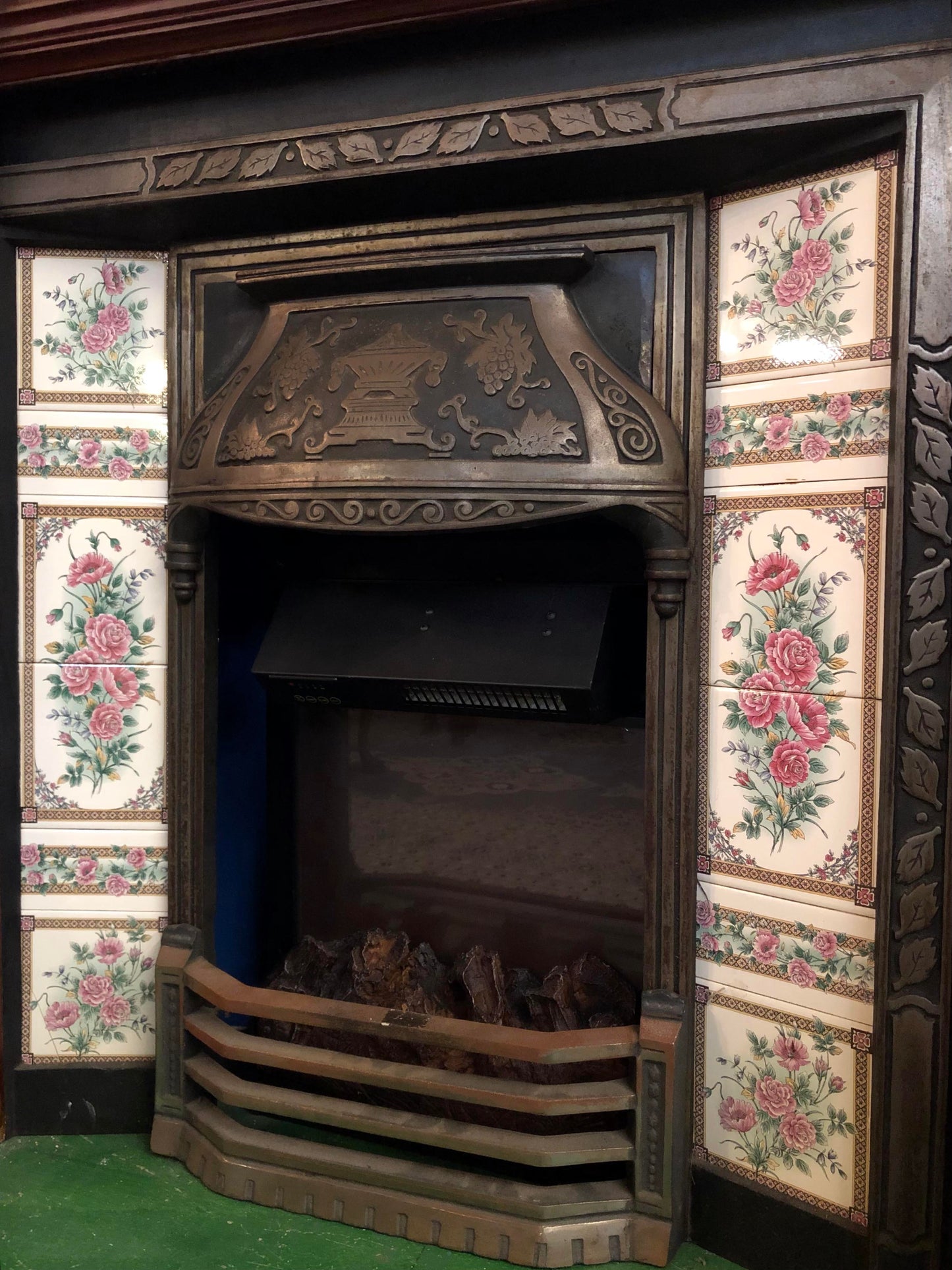 英國｜古董磁磚壁爐✤已蒙收藏