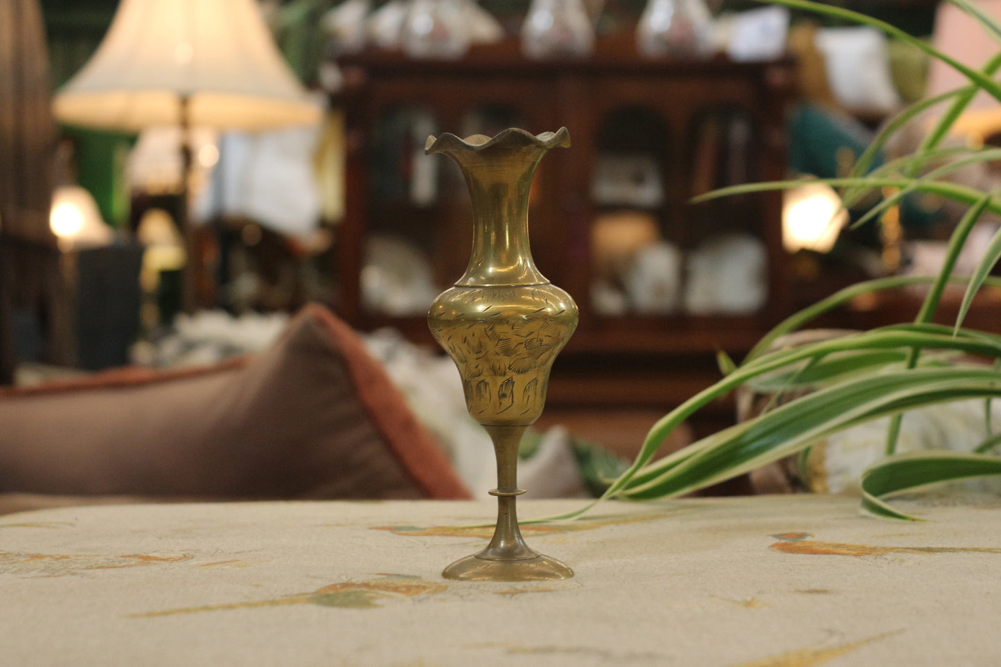 英國｜手工黃銅波浪邊花瓶 ✤已蒙收藏