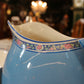 英國｜藍色花邊水壺盆皂盒組✤已蒙收藏