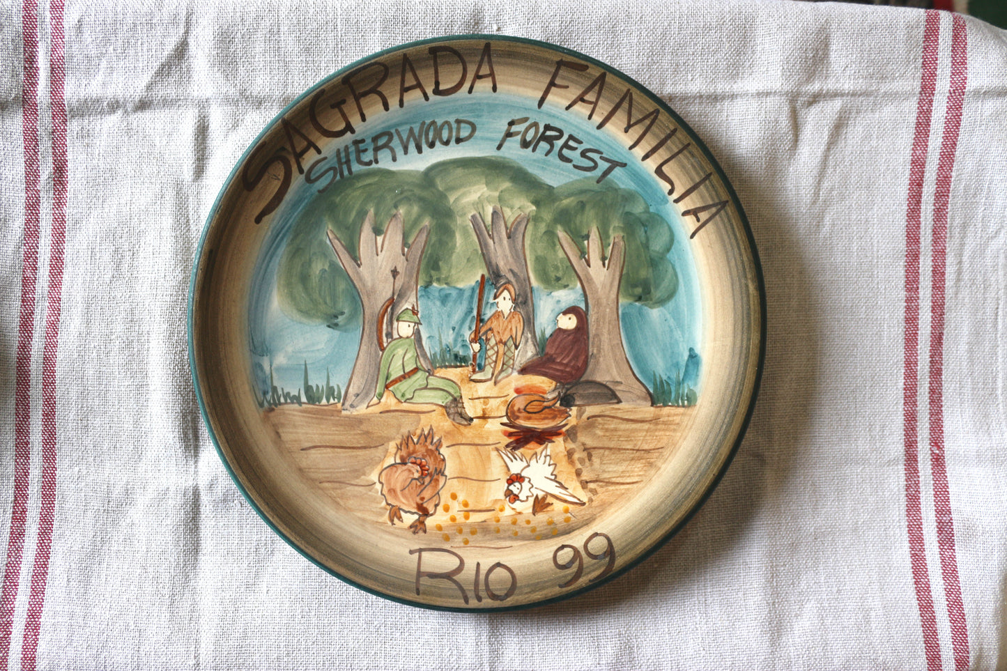 巴西｜手繪陶瓷餐盤