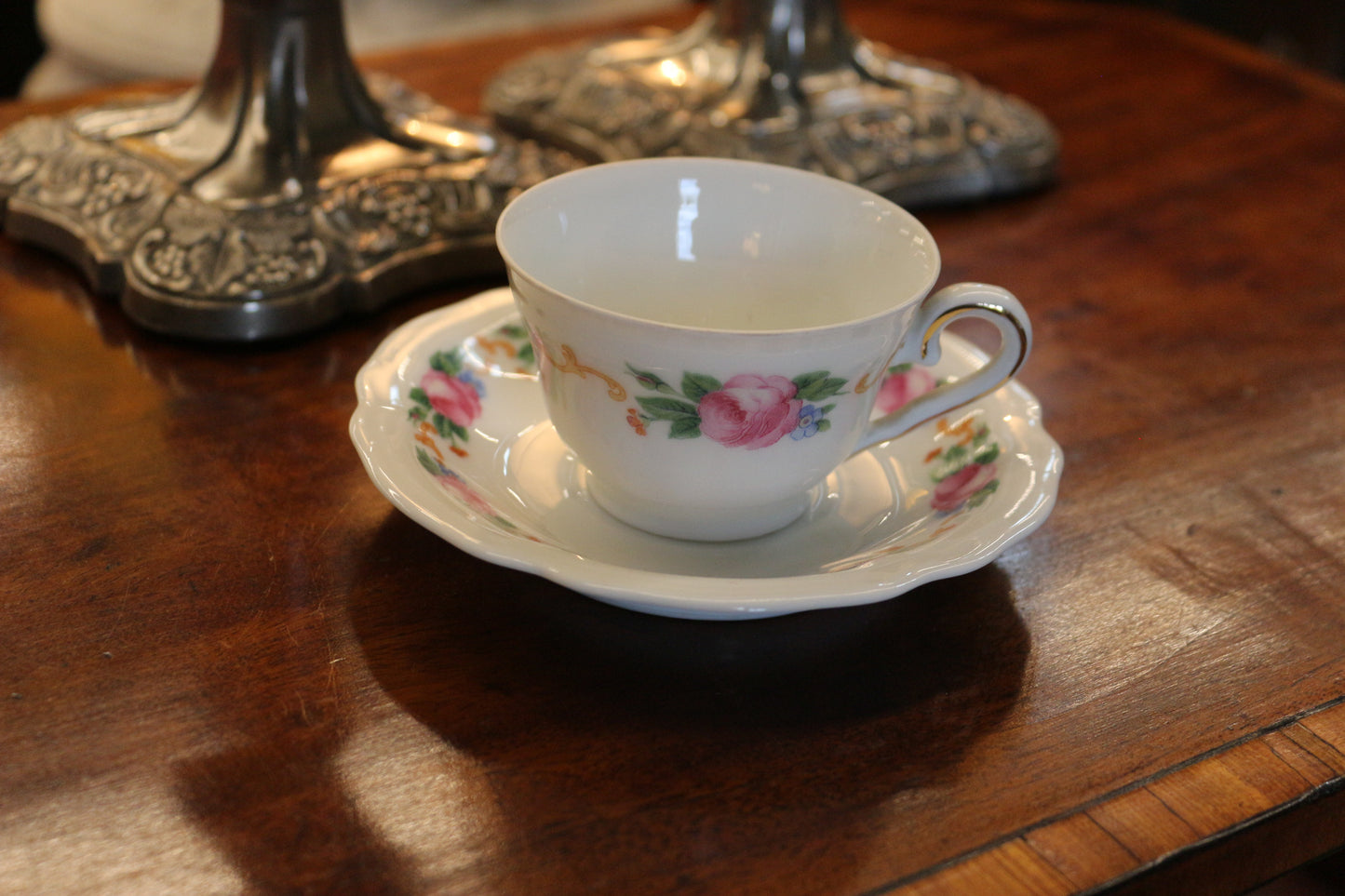 英國｜Eamay bavaria花卉迷你咖啡杯盤組 小瑕疵出清✤已蒙收藏