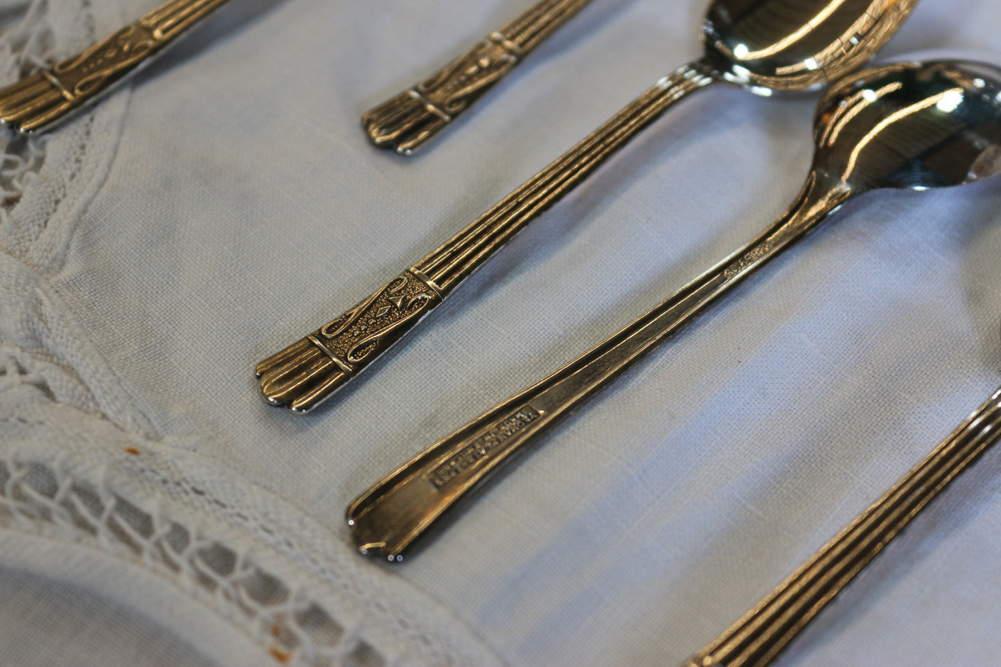 英國｜Yeoman Plate 英國製鍍銀盒裝小餐匙