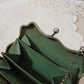 英國｜1910年代古董銀包包⎽綠色內裡 ✤已蒙收藏