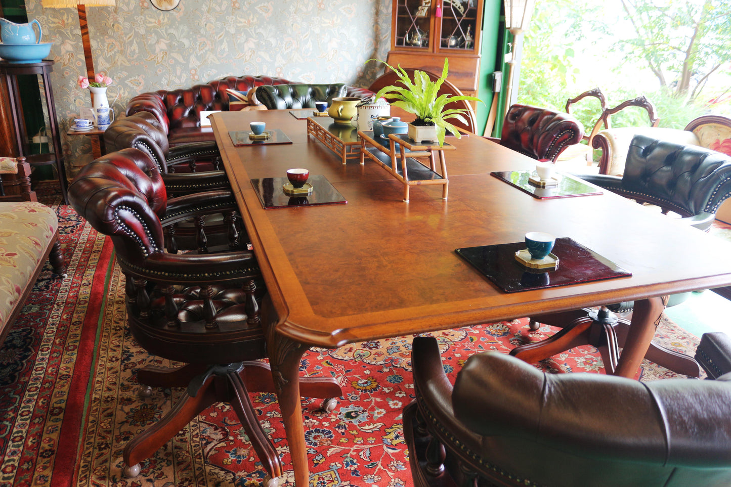 英國｜可以伸縮的古董餐桌✤已蒙收藏